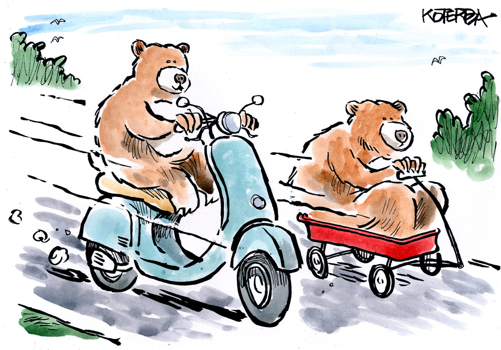 New cartoon, May 2018